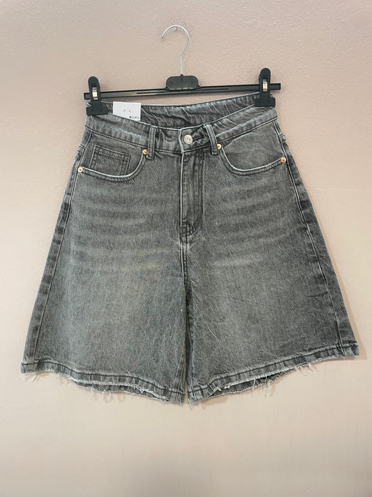 Bermuda Jeans tasca brillo