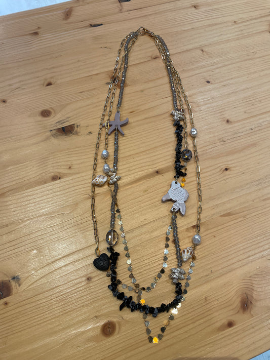 Collana Black & Gold