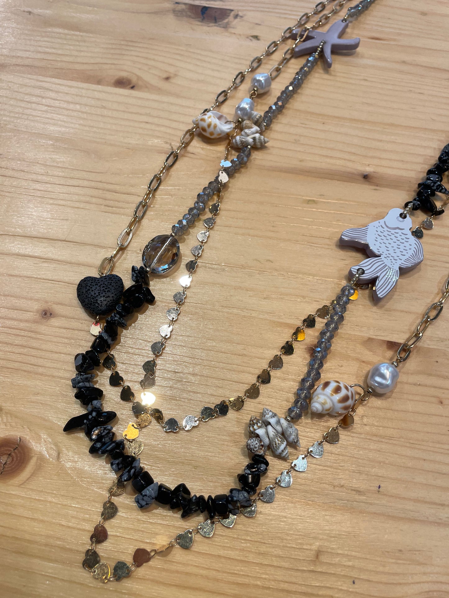 Collana Black & Gold