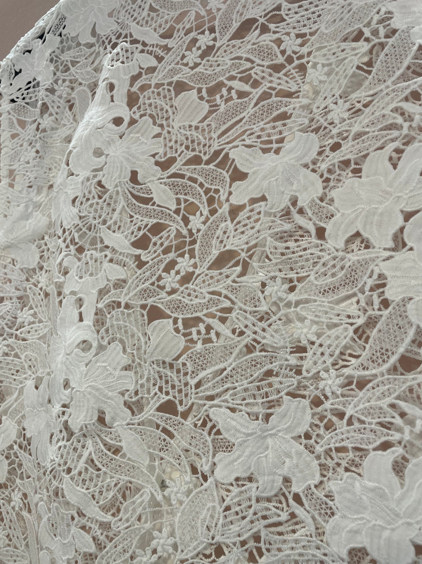 Gilet pizzo white
