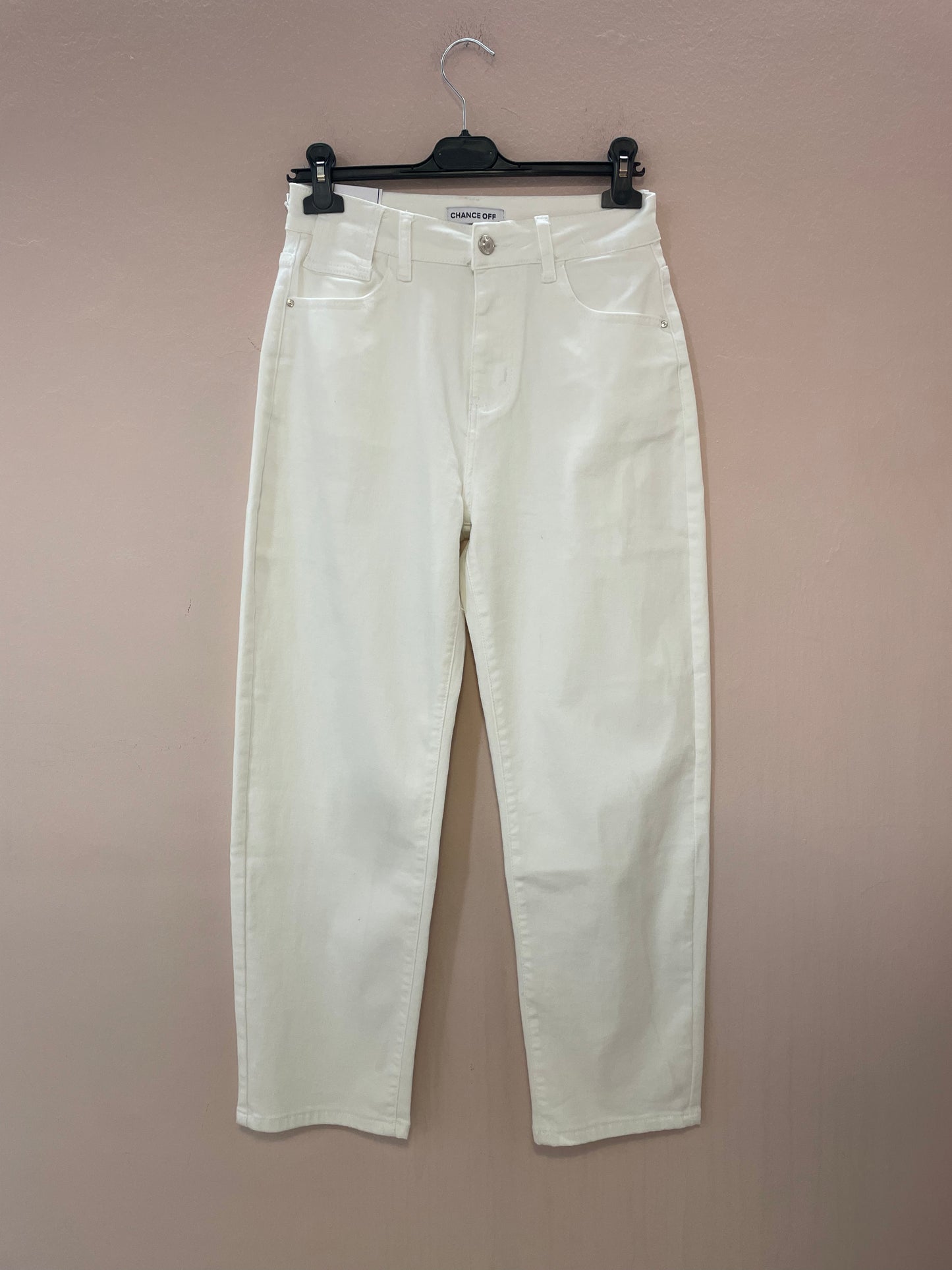 Pantalone balloon bianco