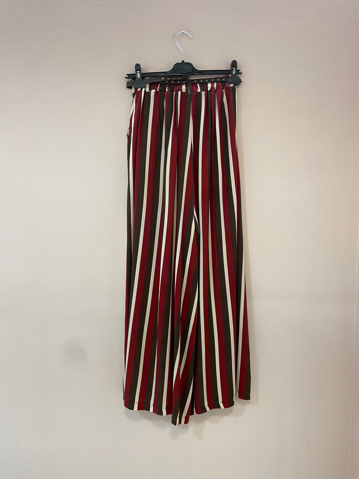 Pantalone riga burgundy