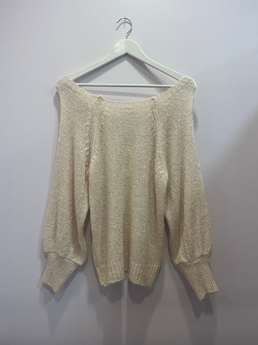 Maglia mohair paillettes