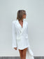 Blazer bianco doppio bottone