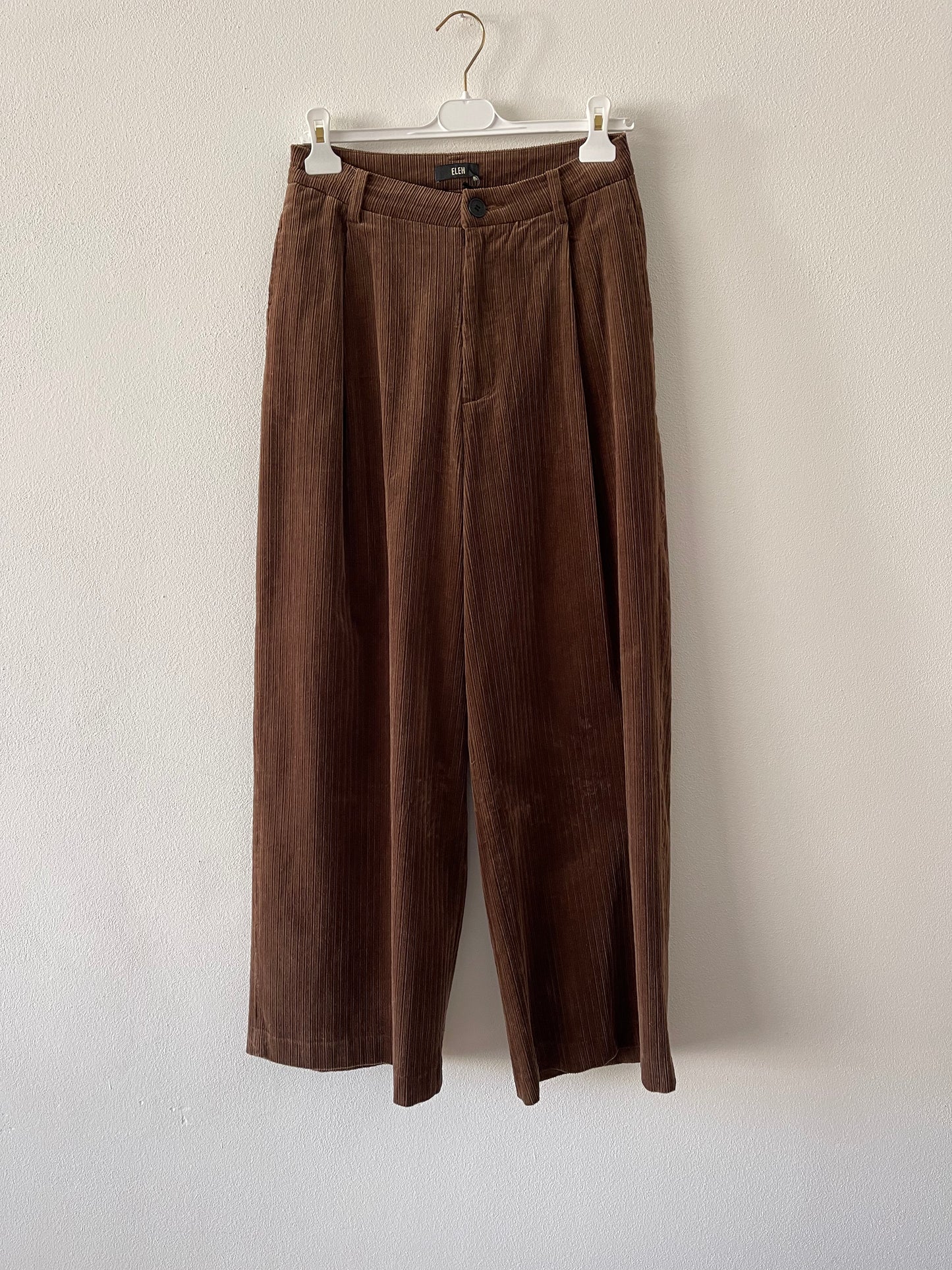 ELEH brown velvet trousers