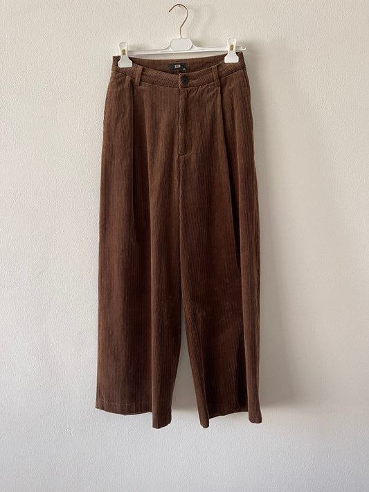 ELEH brown velvet trousers