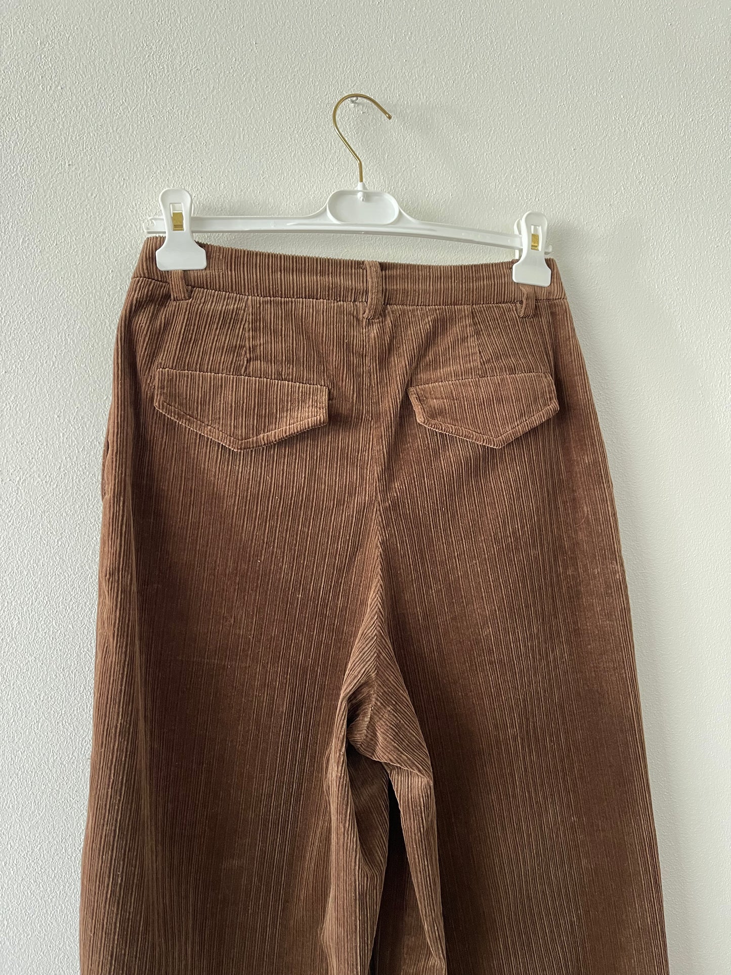 ELEH brown velvet trousers