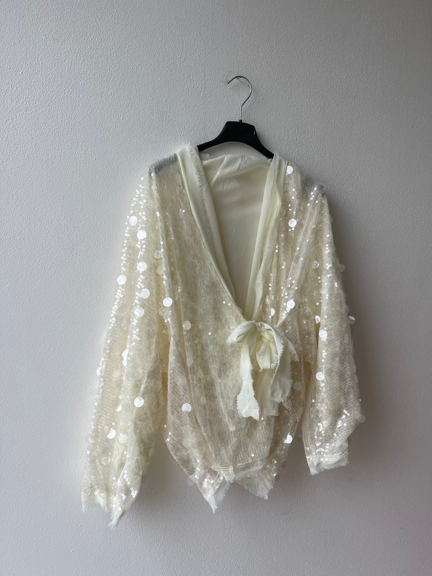 Giacca kimono paillettes