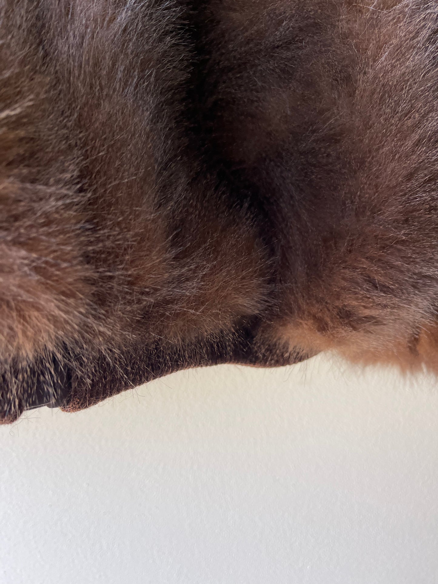 Bomber eco pelliccia nocciola