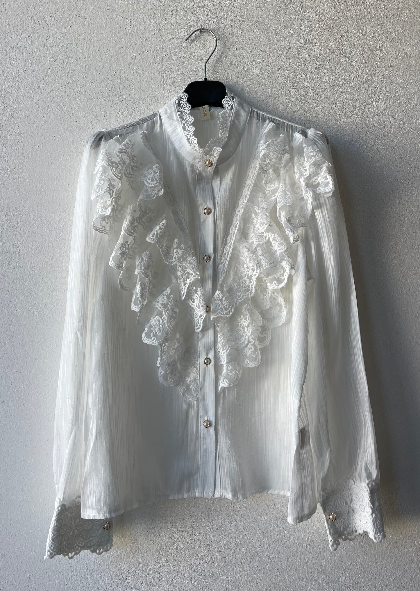 Camicia rouge bianca