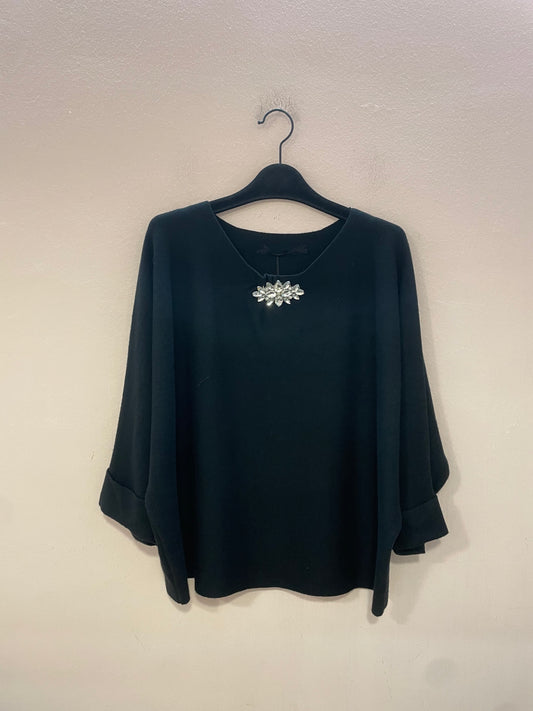 Maglia dettaglio strass