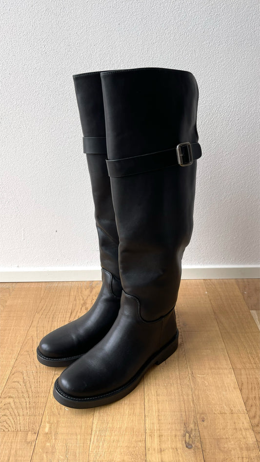 Stivale alto nero