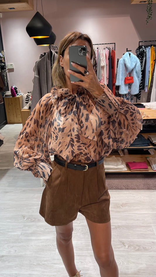 Camicia leggera maculata