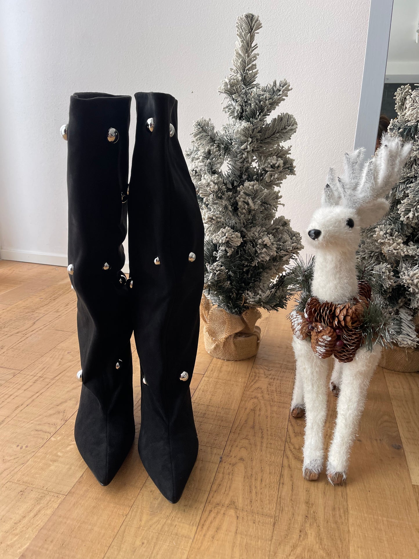 Stivale tacco 5 nero