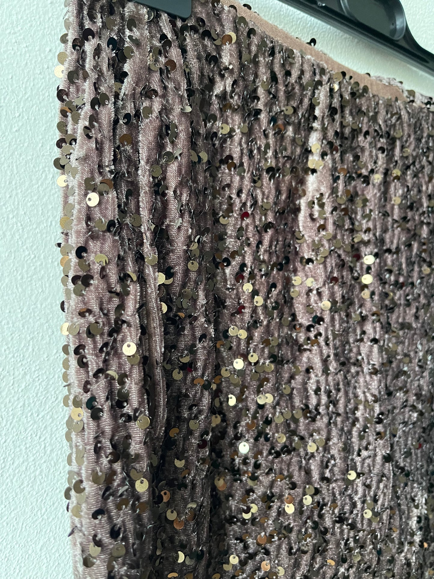 Pantalone flare paillettes