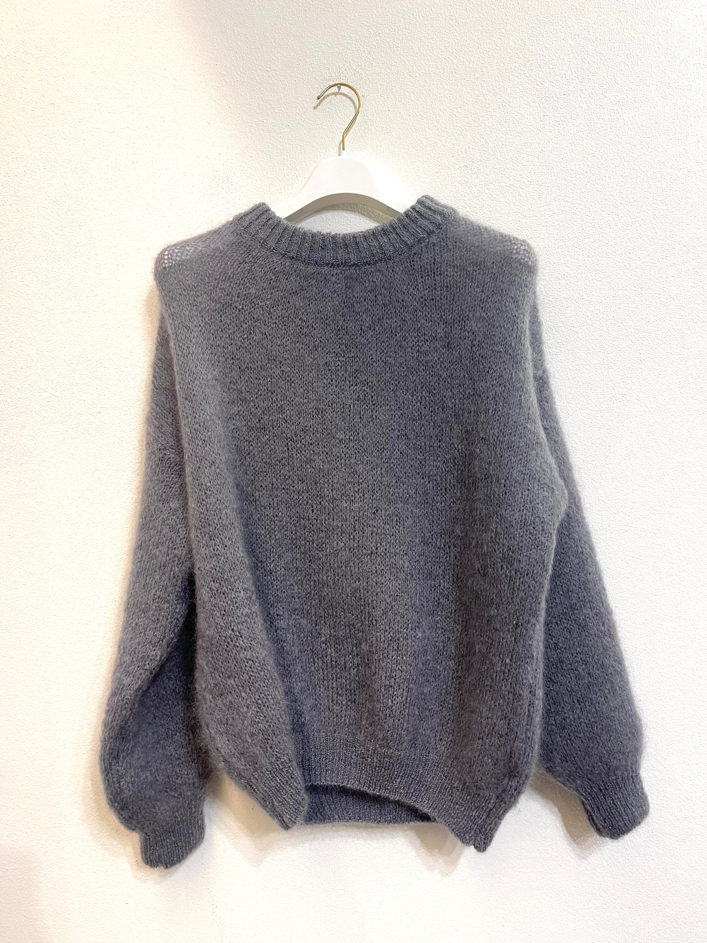 Maglia grigia girocollo