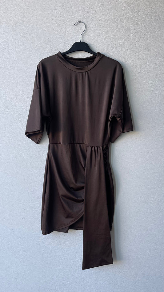 Abito lycra marrone