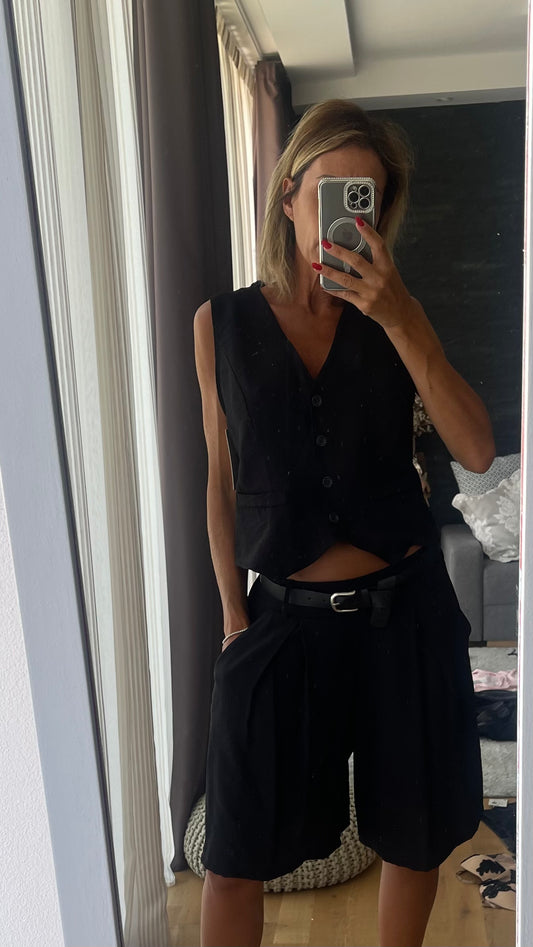 Completo bermuda gilet