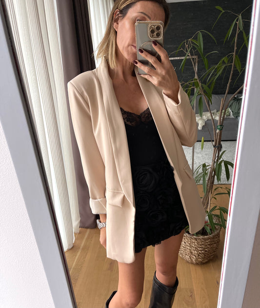Blazer collo a scialle