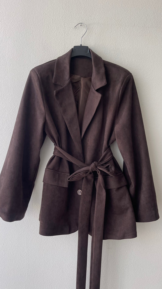 Blazer suade brown