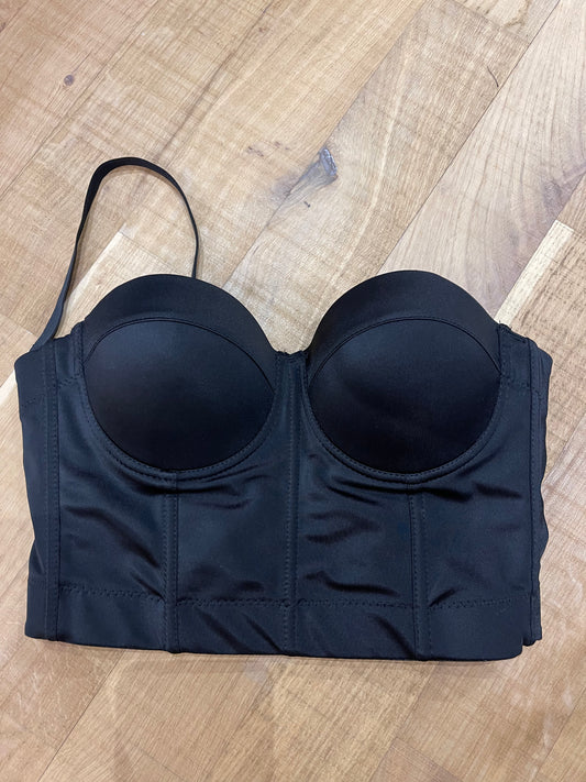 Top Bustier nero