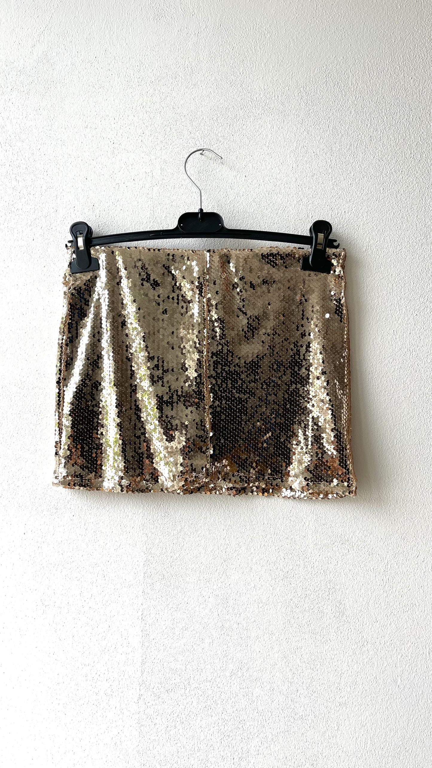 Gonna paillettes oro