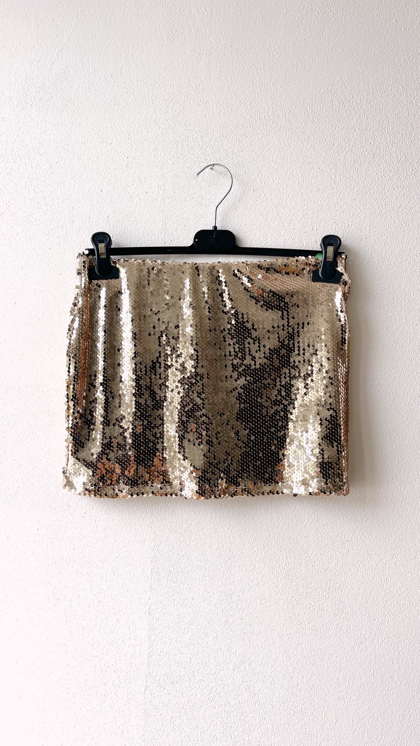 Gonna paillettes oro