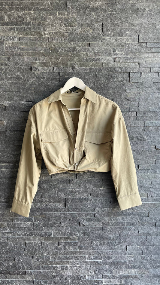 Cotton crop shirt