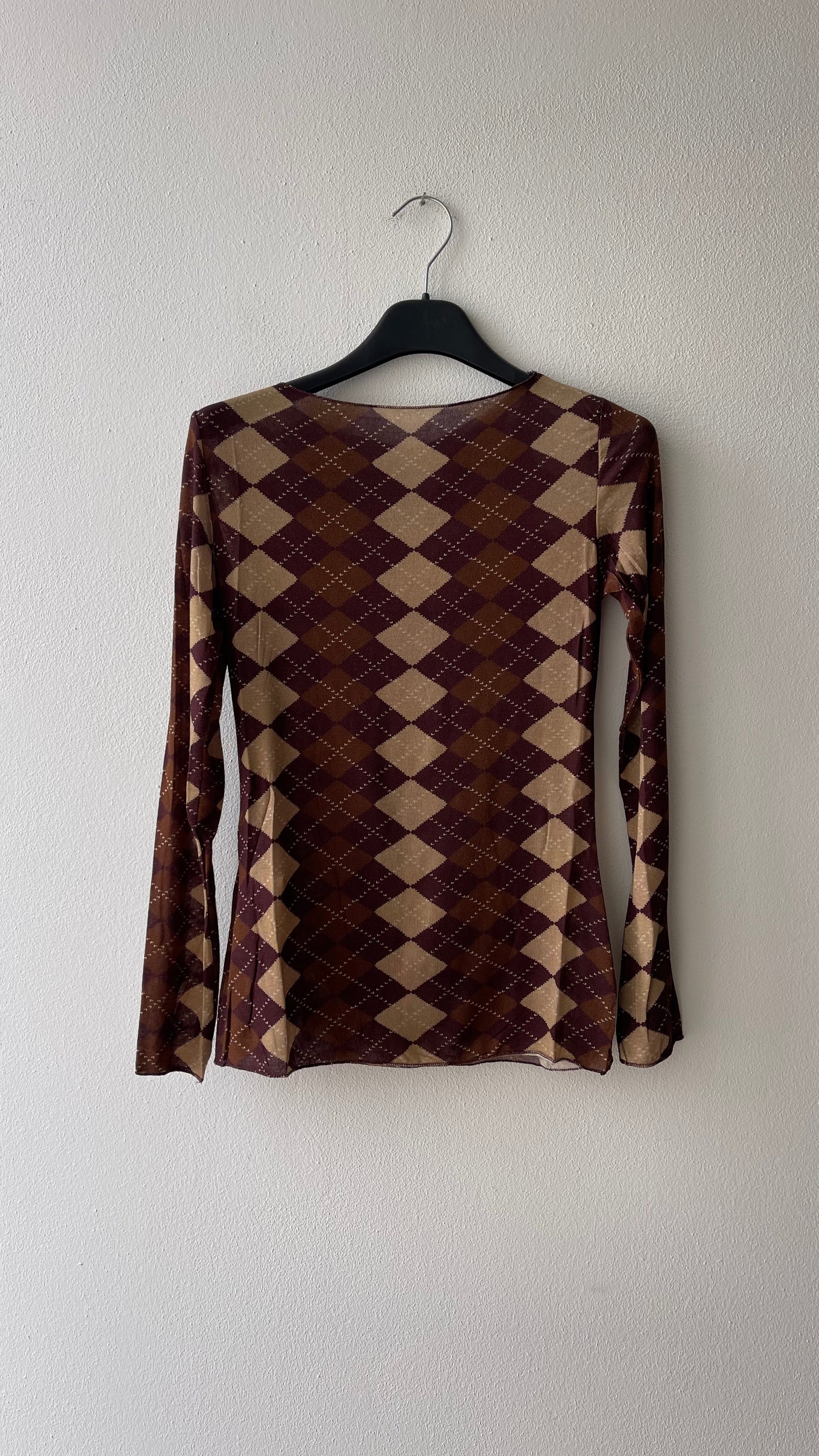 Maglia losanghe cashmere