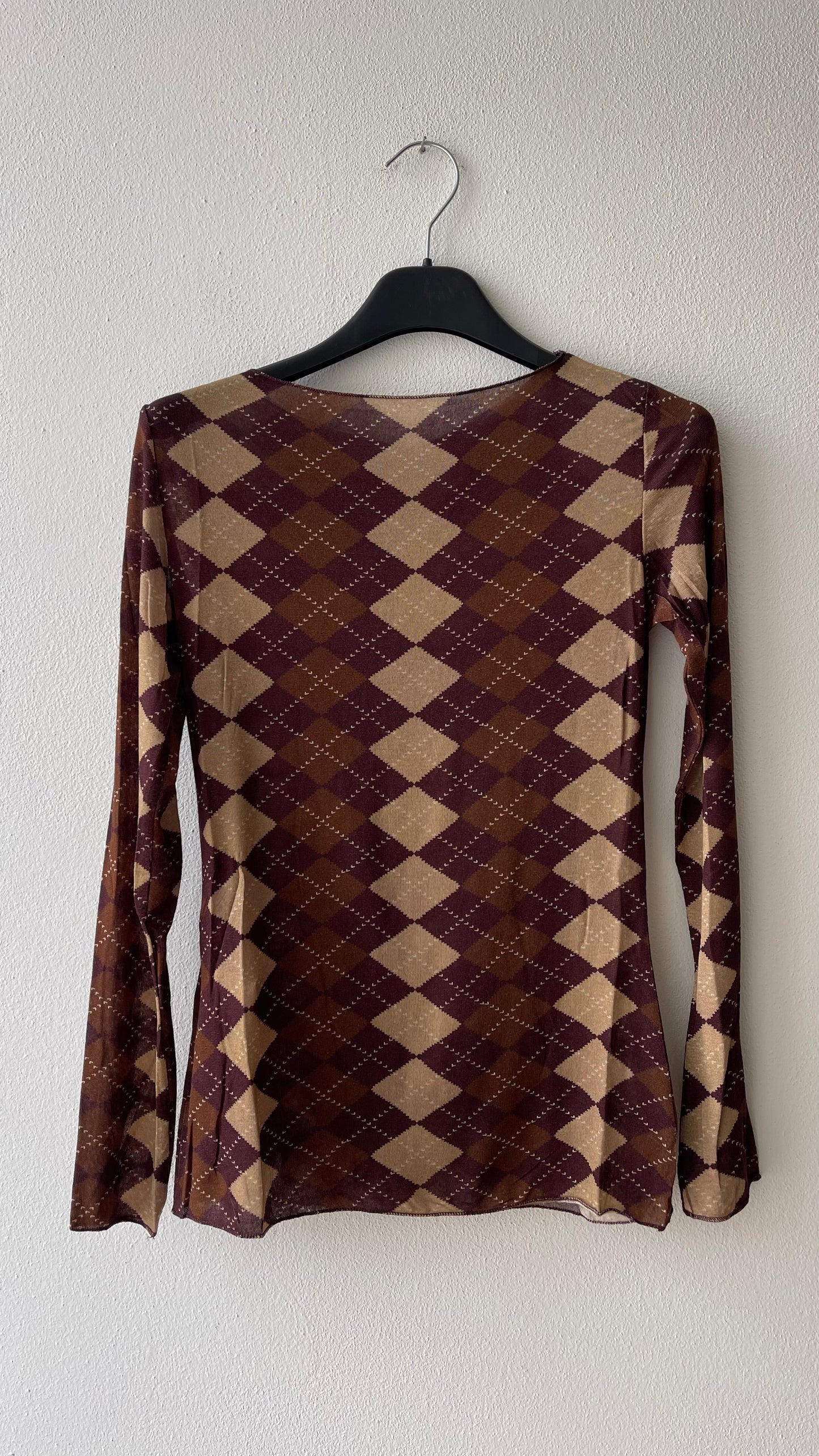 Maglia losanghe cashmere