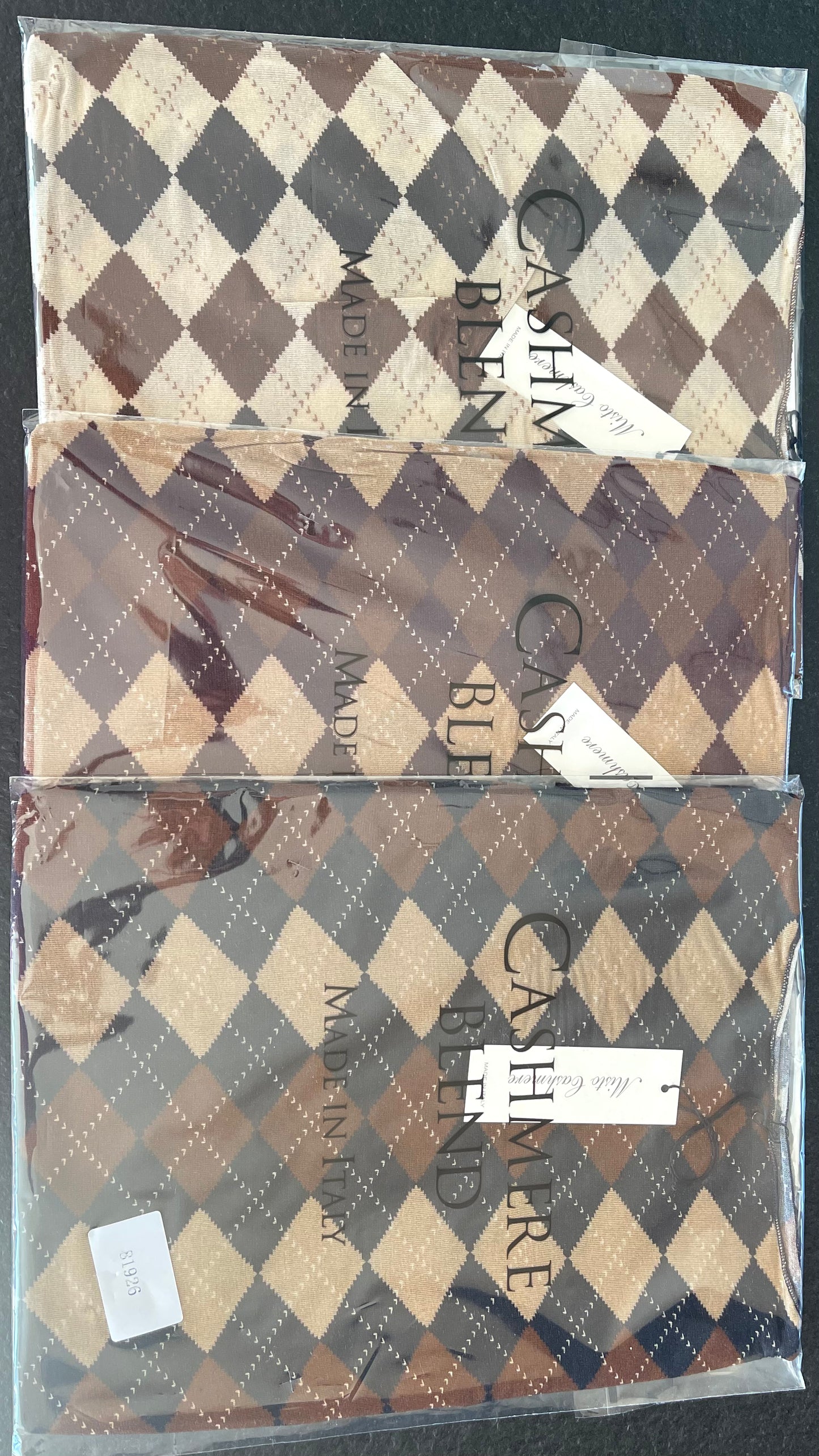 Maglia losanghe cashmere