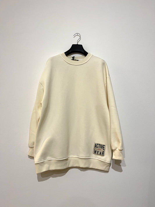 Oversized sweatshirt tracksuit