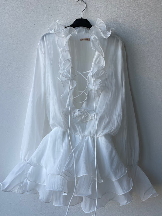 Abito bianco boho