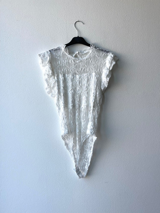 Body pizzo accollato
