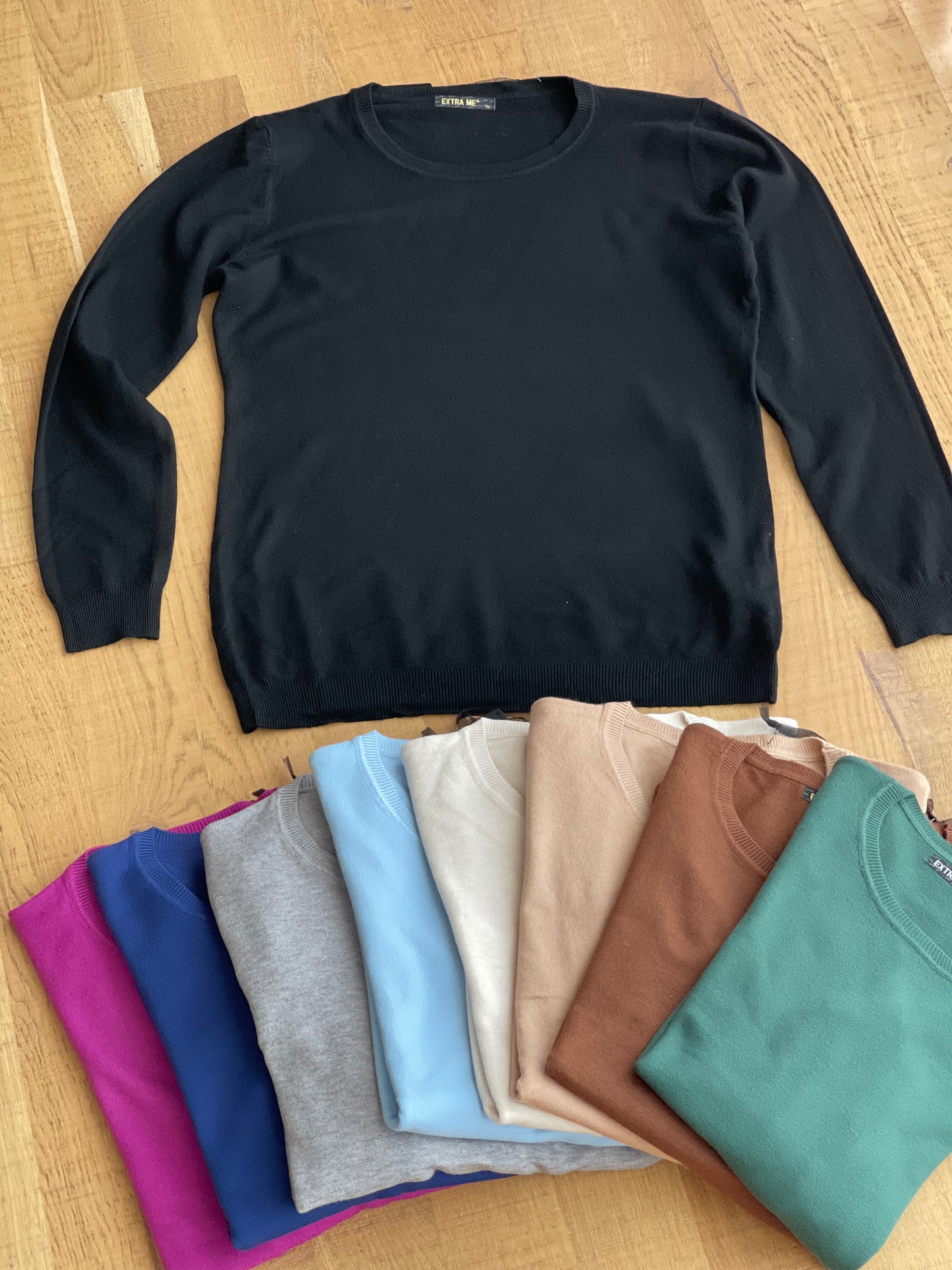 Maglia girocollo morbida