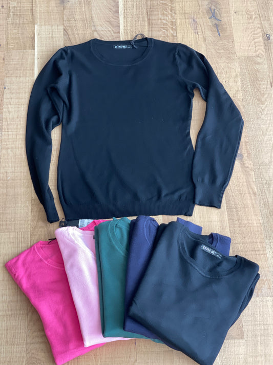 Maglia girocollo in figura