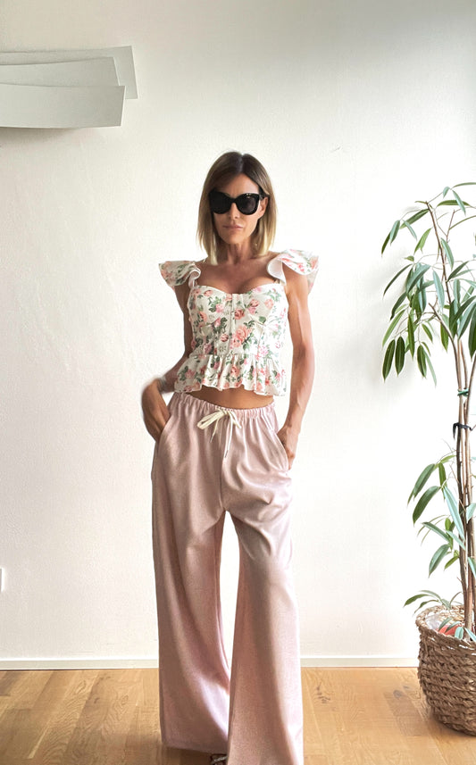 Pantalone coulisse cotone