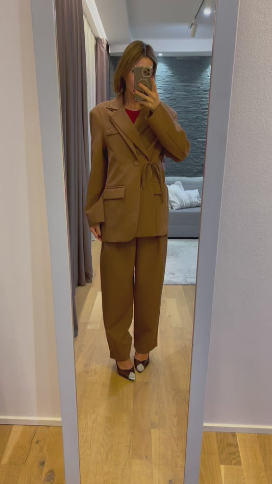 Pantalone elegante carrot