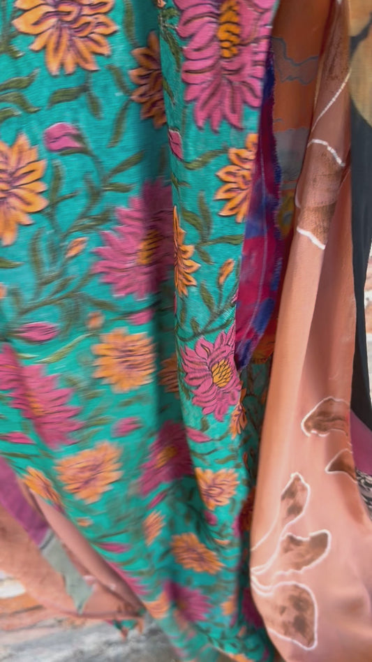 Kimono patch work