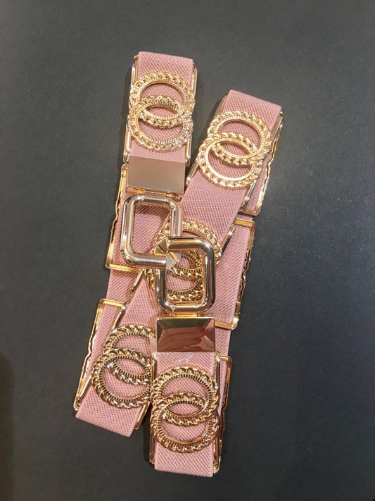 Belt with gold details