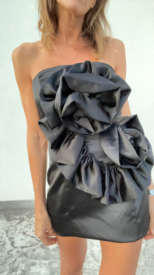 Abito satin Rose